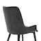 Armen Living Alana Charcoal Upholstered Dining Chair, PK2 LCALCHTGCH - alternate 7